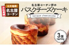 名古屋コーチン卵のバスクチーズケーキ