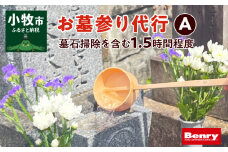 お墓参り代行A（墓石掃除を含む1.5時間程度）
