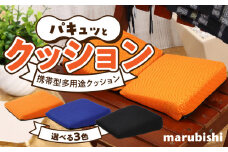 パキュッとクッション　3.ブルー