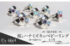 SV 桜とハナミズキのベビーリング（4月）