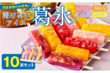 とけないアイス　葛氷10本セット