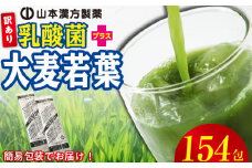 （訳あり）有胞子性乳酸菌が入った大麦若葉粉末 3g×154包