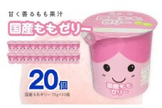 愛知ヨーク　国産ももゼリー　20個入