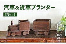 汽車＆貨車プランター2両セット