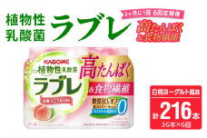 【2ヶ月に1回　計6回定期便】植物性乳酸菌ラブレ　高たんぱく＆食物繊維36本（計216本）