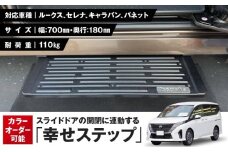 スライドドアの開閉に連動する「幸せステップ」サイズ700K