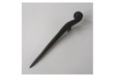 木製かんざし　スクロール型　（黒檀）［株式会社佐橋（ART工房Nob）］ 