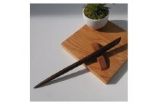木製かんざし　リーフ型　標準サイズ　（タガヤサン）［株式会社佐橋（ART工房Nob）］ 