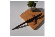 木製かんざし　リーフ型　標準サイズ　（チャクテビガ）［株式会社佐橋（Art工房Nob）］ 