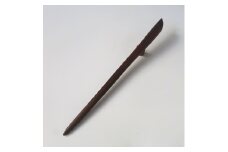 木製かんざし　リーフ型　ロングタイプ　（紫檀）［株式会社佐橋（ART工房Nob）］ 