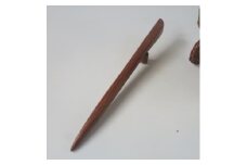 木製かんざし　リーフ型　標準サイズ　（ローズウッド）［株式会社佐橋（ART工房Nob）］ 