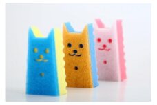 ウレタンスポンジ ツルスポ イヌネコスポンジ 【6個セット】
