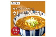 和食麺処サガミ 和ダシが利いた濃厚コク旨カレーうどんの素（10食入り）中辛 具材入り レトルト
