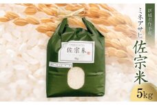 愛知県:新城市作手産＜佐宗米ミネアサヒ＞5kg　1袋【1358481】