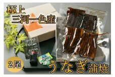 【極上三河一色産】うなぎ蒲焼 2尾（名古屋の名店「熱田蓬莱軒」 直伝）