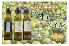初！「知多半島オリーブ＋イタリア」EVオリーブオイル3本セット