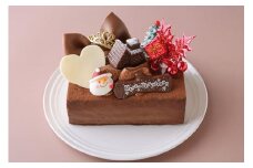 【Le Lis】クリスマスケーキ＜スイートショコラ＞♪とびっきり可愛いクリスマスケーキ10×16ｃｍ（4～6名様分）【冷凍でお届け・冷蔵解凍】