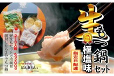 【生もつ鍋フルセット】人気No.1 名物 国産牛もつ鍋 極塩味 2～3人前 野菜・ラーメン付き フルセット【指定日配達】【冷蔵便】