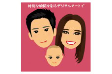 デジタル似顔絵アイコン（３人顔のみ）
