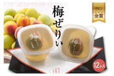 知多銘菓　梅ぜりぃ　12ヶ入 ／ 和風ゼリー うめ ウメ 土産 愛知県 特産品
