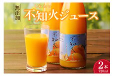知多市産不知火ジュース　2本 ／ 果汁飲料 柑橘 無添加 愛知県 特産品