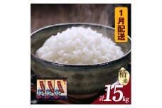 【令和７年産 先行予約】コシヒカリ（精米）15kg（１月発送）（2293）