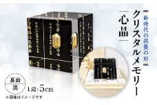 クリスタルメモリー心晶＜裏面黒＞【1354335】