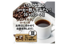 ＜毎月定期便＞いろんな国のコーヒー飲んでみたい!「6ヶ月コース(豆)」全6回【4067853】