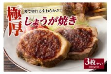 極厚しょうが焼き　３枚セット