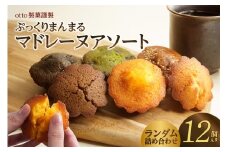 otto製菓謹製 ぷっくりまんまるマドレーヌアソート12個