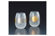 日月タンブラーペアセット｜グラス ガラス コップ アデリア 食器  金彩 和モダン 日本製 ギフト アデリア 石塚硝子 【0712】