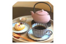 南部鉄コーヒー&お花のケーキセット＜2名様＞ご飲食券【1391528】