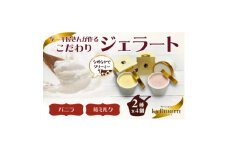 愛知県豊明市　ジェラート90ml×8個セット(濃厚バニラ4個&フレッシュ苺ミルク4個)【1404740】