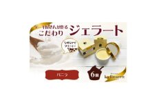 愛知県豊明市　濃厚バニラジェラート(90ml) 6個入ギフト【1404744】