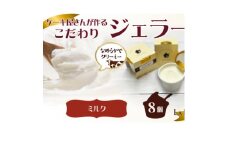 愛知県豊明市製造 リッチミルクジェラート 90ml×8個【1588223】