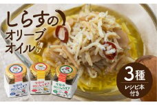 今日は何にしらす？しらすのオリーブオイル漬けfrom渥美半島3種類セット ／ 干し 釜揚げ 愛知県  特産品 産地直送 田原市 渥美半島