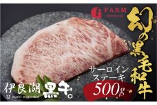 伊良湖黒牛 A5ランク サーロインステーキ 500g 