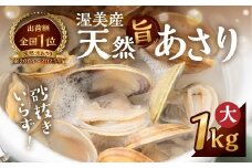 渥美産 天然旨あさり 大 1kg あさり