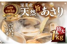 渥美産 天然旨あさり 特大 1kg あさり