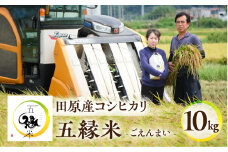 五縁米10 kg　お米 こしひかり ごはん 白米 コシヒカリ 愛知県 田原市 産地直送