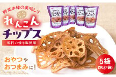 【先行予約】 ＼毎年11月より順次発送／ れんこん 蓮根チップス 30g×5P れんこん レンコン 愛知県産 野菜 産地直送 愛西市 / 清水食品  [AEAJ003]