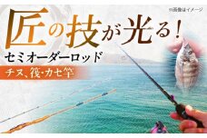 手作り！匠、魂の一品！（チヌ、筏・カセ竿）  釣り竿 ロッド 2本継 愛西市 / 岬釣具店 [AEBU003]