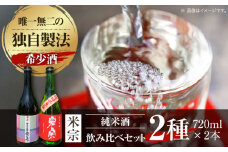 日本酒 愛生希純米大吟醸・米宗純米吟醸 セット 日本酒 純米大吟醸 晩酌 愛西市 / 青木酒造 [AEAC005]