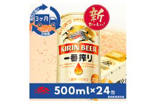 ＜毎月定期便＞名古屋工場産一番搾り500ml×24本(1ケース)全3回【4014263】