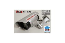 防犯用ダミーカメラ(屋内/屋外使用可能)シルバー【1588509】