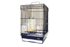 HOEIの鳥かご　小鳥用手のりケージ　35手のりネイビー×ホワイト【1136624】