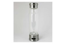＜飲みたい時にすぐ飲める《日本製》充電式携帯水素水生成器＞エイチツープラス B-1501Sシルバー【1259705】