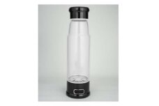 ＜飲みたい時にすぐ飲める《日本製》充電式携帯水素水生成器＞エイチツープラス B-1501BKブラック【1262218】