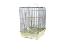HOEIの鳥かご　小鳥用手のりケージ　35手のりG　ほんのりイエロー【1438240】