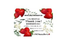 愛知県東郷町にある　いちごHappyBerryのいちご狩り招待券　1名様【1465476】